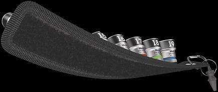 Actual product image Wera Belt B 1 Zyklop socket set (19 mm, 12 mm, 16 mm, 10 mm, 18 mm, 17 mm, 15 mm, 8 mm, 13 mm)