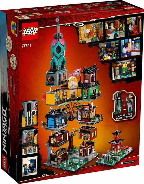 Actual product image LEGO Die Gärten von NINJAGO City (71741, LEGO Ninjago, LEGO Rare Sets)