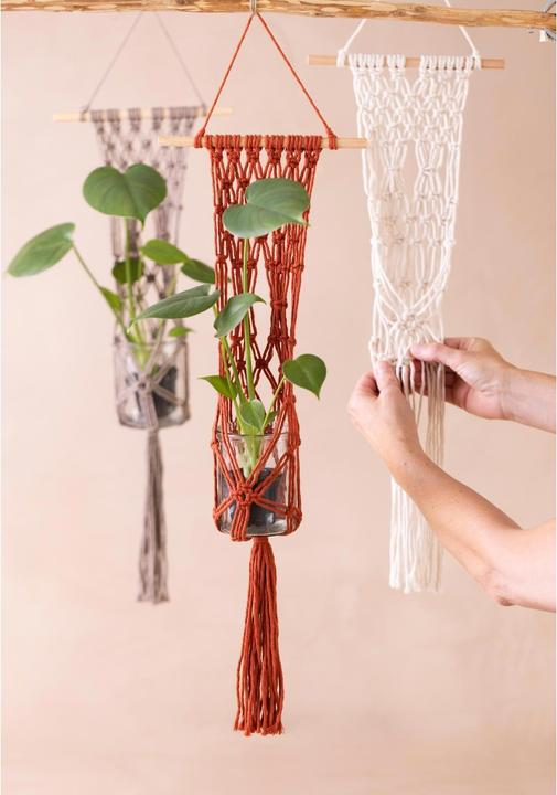 Immagine prodotto Creativ Company Mini set di fiori da appendere in macramè