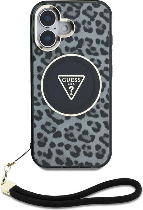 Image du produit Guess HC IML Leopard Triangle Cord (Apple iPhone 16)
