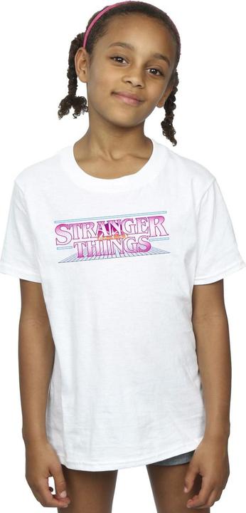 Immagine prodotto Netflix Stranger Things Retro Title Maglietta Ragazze (128)