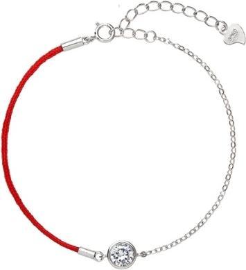 Actual product image Evolution Group Silver bracelet with zircon 13004.3 (L)