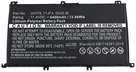 Immagine prodotto CoreParts MBXDE-BA0053 Batteria di ricambio per notebook (1 Celle, 6400 mAh)