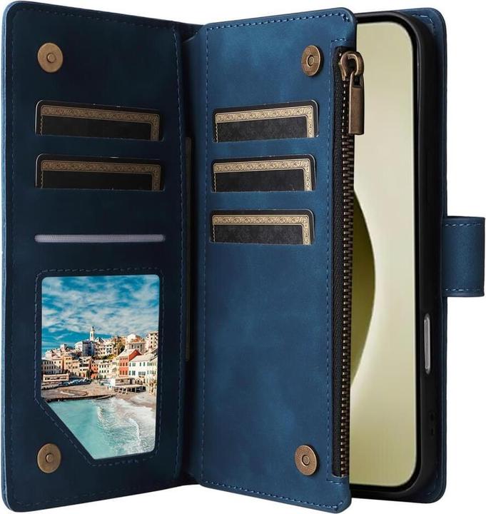 Immagine prodotto Cover-Discount iPhone 16 Pro - Custodia a portafoglio con cordino (Apple iPhone 16 Pro)