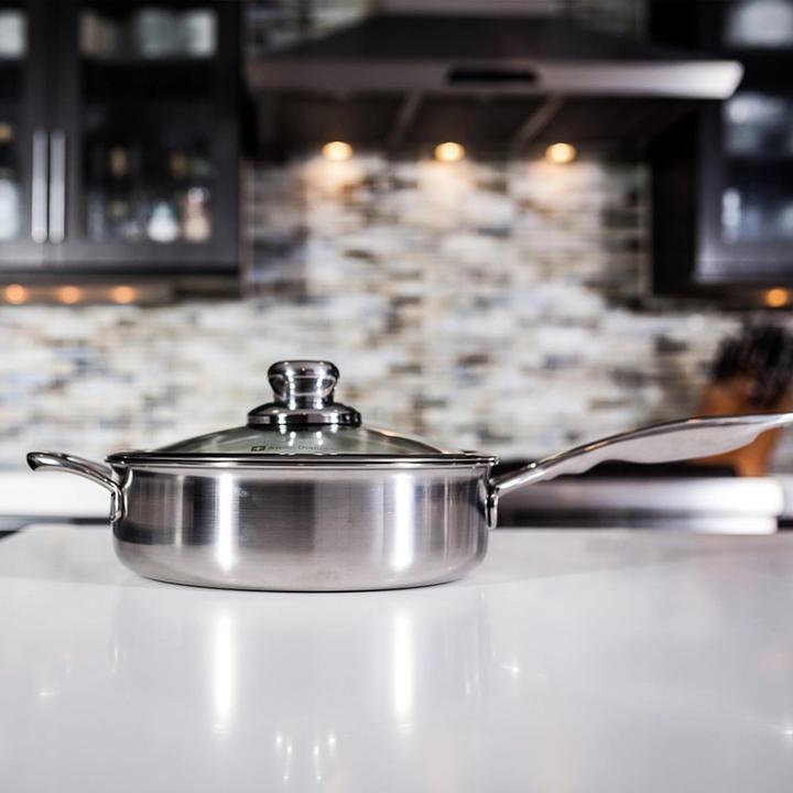 Actual product image Swiss Diamond XD Inox (28 cm, Frying pan, Stainless steel)