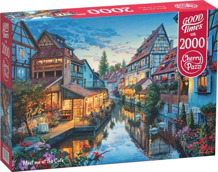 Actual product image Cherry Pazzi Puzzle Meeting at the Cafe 2000 pieces (2000 pieces)