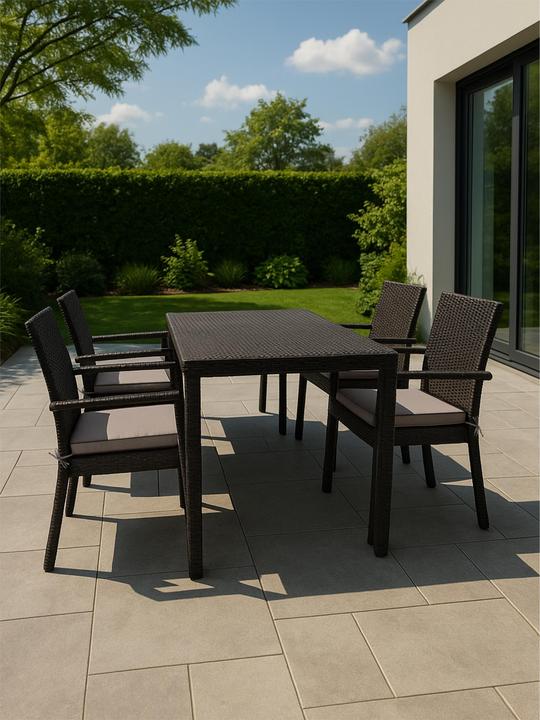 Produktbild Aspero 4 Stuhlkissen 40x40 cm Lucca - 9691 (40 x 40 x 5 cm)