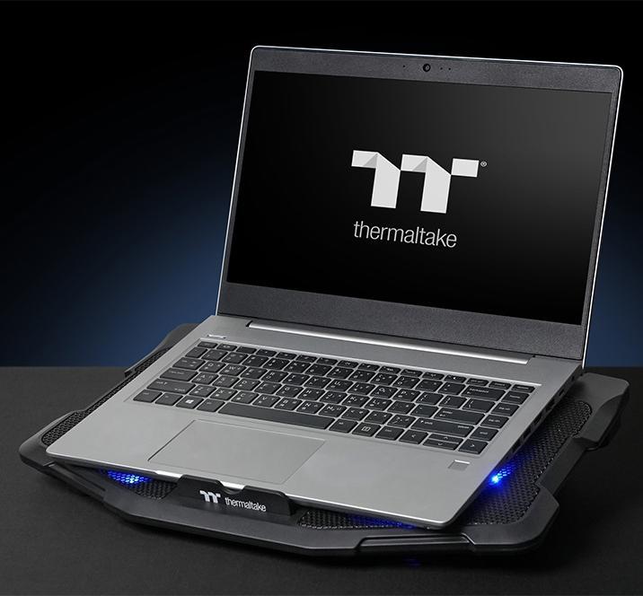 Image du produit Thermaltake Massive 12 Max notebook cooling pad (17") 2200 RPM Black