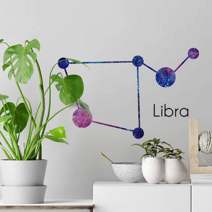 Produktbild Trenddeko Sternbild Libra - Waage (50 x 32 cm)