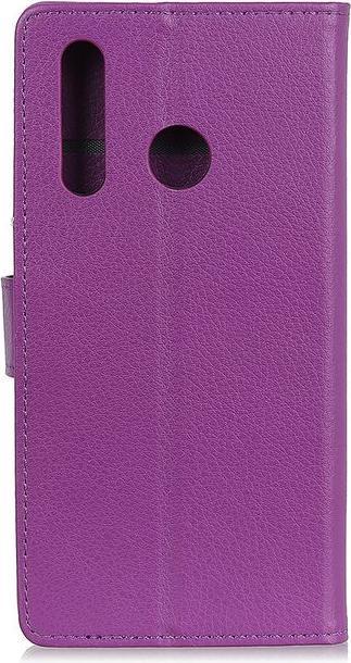 Actual product image MU Classic Litchi Leather Bookcover Series (Motorola Moto G8 Plus)