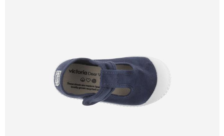 Produktbild Victoria klett-schuhe für kinder 1915 toile teintée (27)