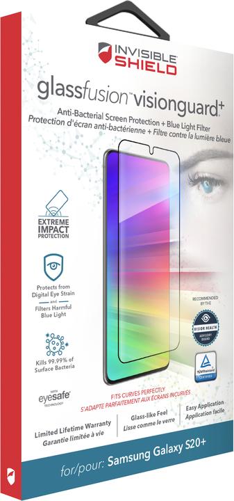 Actual product image InvisibleShield Glass Fusion VisionGuard+ (1 Piece, Samsung Galaxy S20+)
