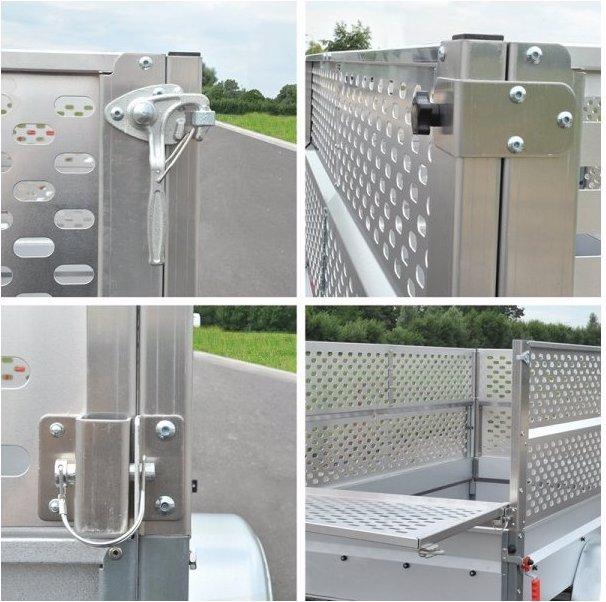 Produktbild ProPlus Gitteraufsatz Aluminium faltbar für Anhänger 2075x1140x660mm