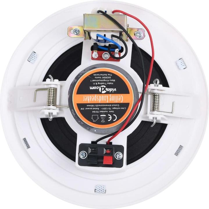 Produktbild Diverse Hardware Wand- und Deckeneinbaulautsprecher 2 Stk. 80 W (1 Paar, 80 W)