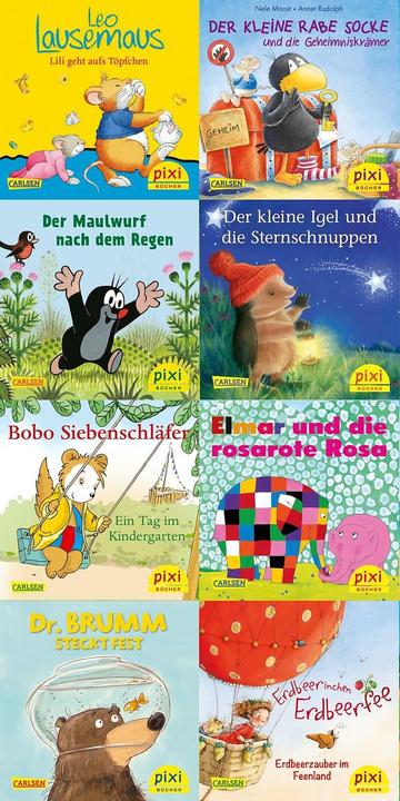 Die beliebtesten Bilderbuch-Helden bei Pixi, 8 Hefte (Allemand, Michael End, Laura u a Leintz, 2018)
