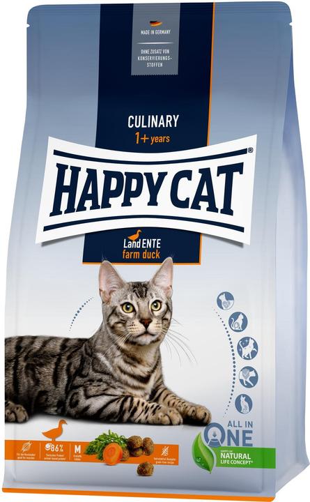 Image du produit Happy Cat Croquettes Supreme Culinary Land Canard, 4 kg (Adulte, 1 pcs, 4000 g)