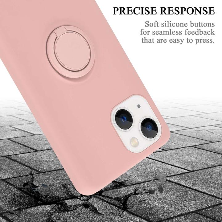Actual product image Cadorabo Case for Apple iPhone 14 PLUS in TPU Liquid Ring Silicone Case Style (Apple iPhone 14 Plus)