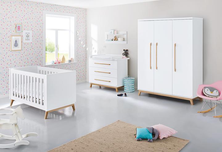Produktbild Pinolino Riva breit (Babybett, Wickelkommode, Kinderkleiderschrank)
