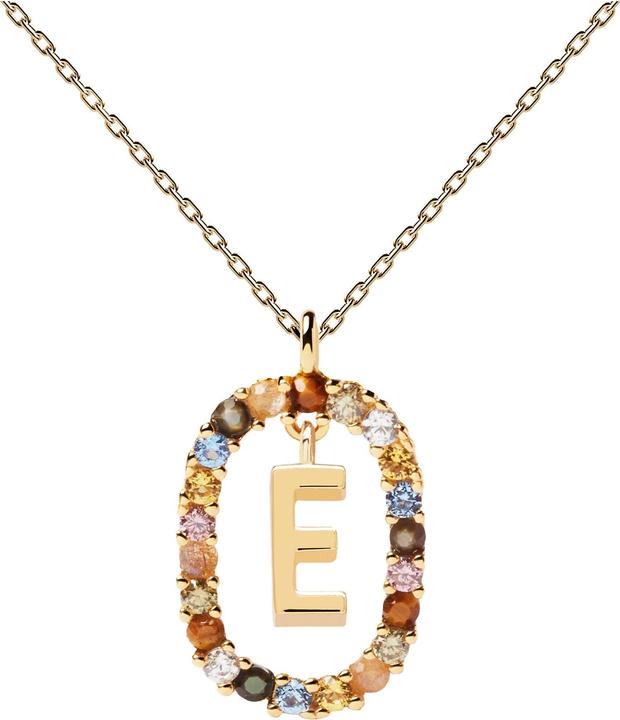 Immagine prodotto Pd Paola Nuova collana di lettere E (Argento 925, 40 cm)