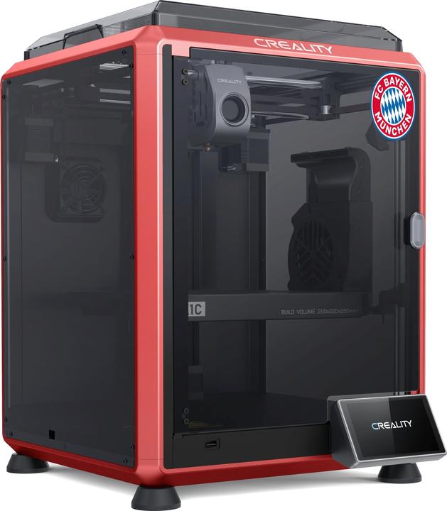 Actual product image Creality 3D printer K1C Bayern Munich Edition