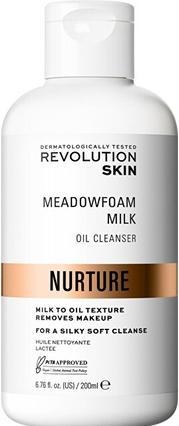 Revolution Skincare Make-up remover Nurture Meadowfoam Milk (Oil Clean ser) 200 ml (Make-Up Entferner, 200 ml)