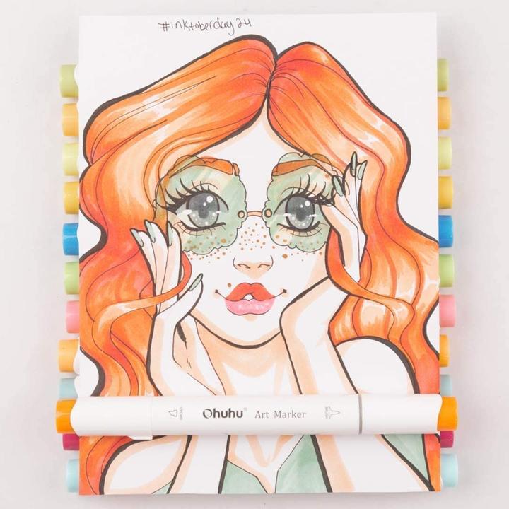 Image du produit Ohuhu Marqueur artistique Honolulu B (Multicolore, 72 x)