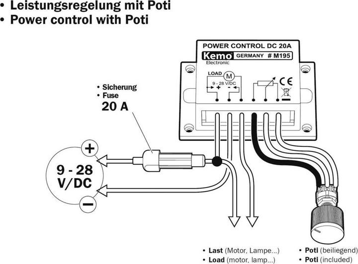 Actual product image Kemo PWM power controller module M (Various)