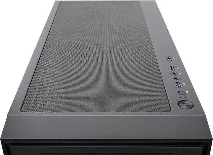 Immagine prodotto Chieftec Hunter 3 GS-03B-OP (schwarz, Tempered Glass) (mATX, Mini-ITX, E-ATX)