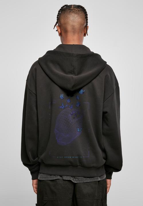 Produktbild Mister Tee Grid Head Butterfly Oversize Hoody (S)