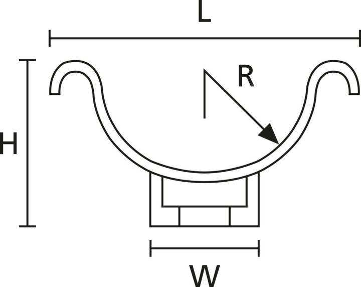Actual product image HellermannTyton Fastening clip