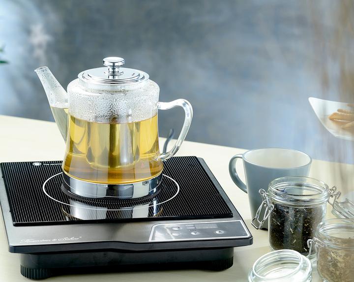 Image du produit Rosenstein & Söhne Théière et machine à thé en verre 2en1 (1.50 l)