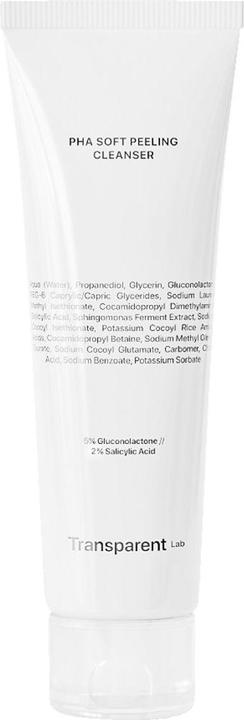 Actual product image Transparent Lab PHA Soft Peeling Cleanser (Exfoliation, 150 ml)