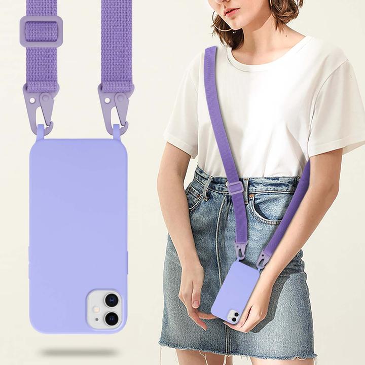 Image du produit Cadorabo TPU Cover Chaîne de téléphone portable Liquid (Apple iPhone 11)