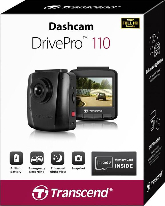 Image du produit Transcend Drive Pro 110 (Accéléromètre, Batterie, Full HD)