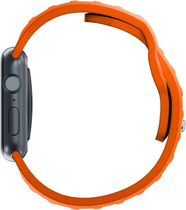 Produktbild 3MK Silicone Watch Strap pomarańczowy/ orange dla Apple Watch 38/40/41mm (Silikon, Edelstahl, 3, 4, 9, Ultra)
