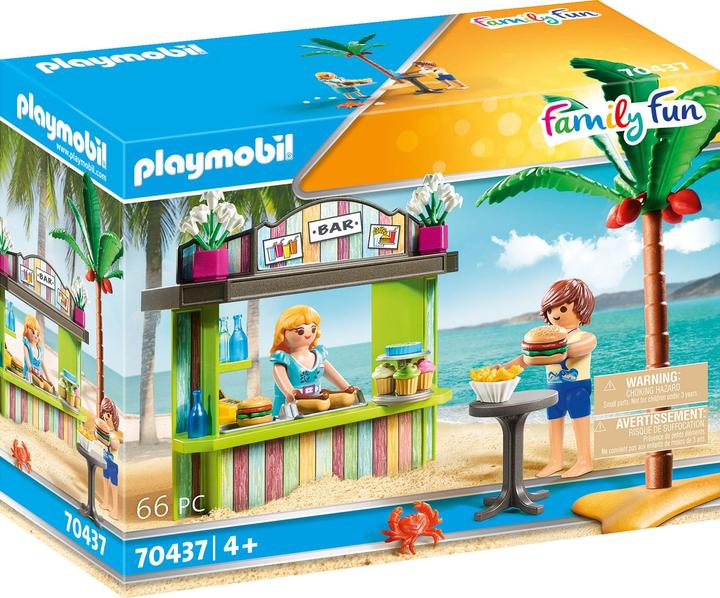 Actual product image Playmobil Beach kiosk (70437, Playmobil Family Fun)