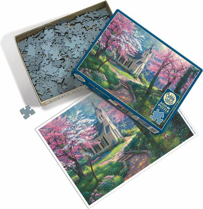 Produktbild Cobble Hill Frühlingsumarmung Puzzle 500 Teile (500 Teile)