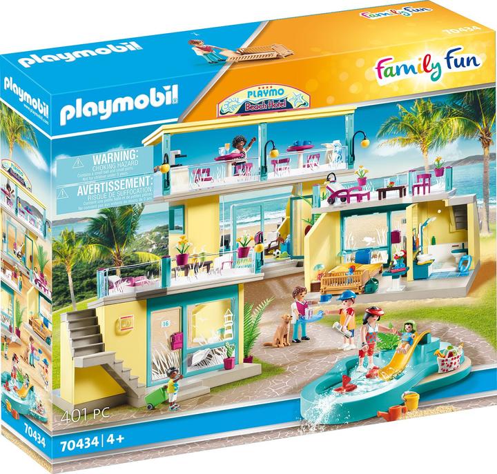 Playmobil hôtel de plage (70434, Playmobil Family Fun)