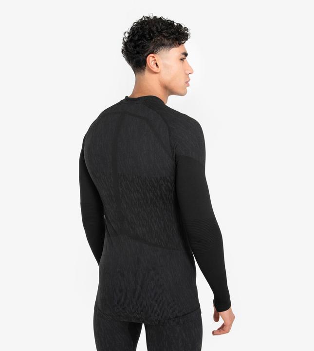 Produktbild Kipsta Damen/Herren Funktionsshirt langarm - Keepdry schwarz (L)