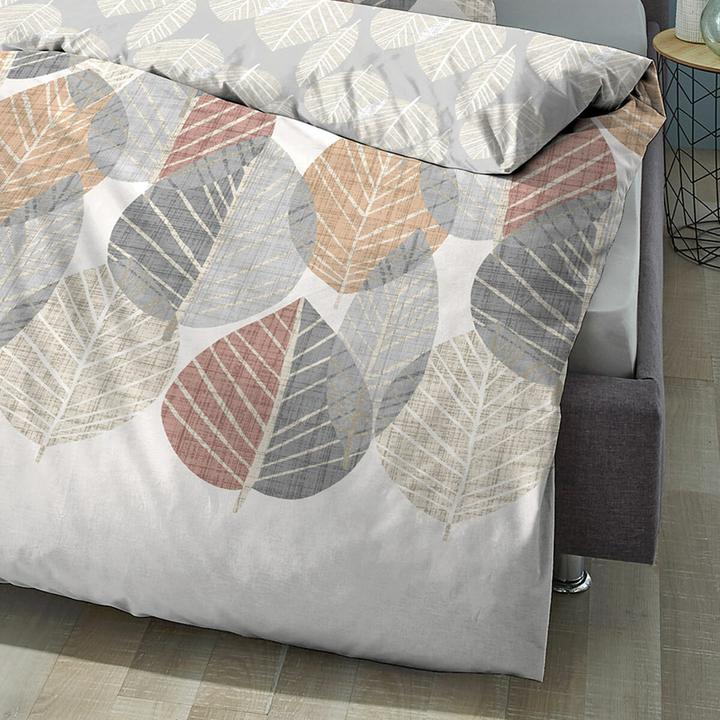 Produktbild Biberna Komfort Feinbiber Bettwäsche 4168-555 natur (Bettwäsche Set, 135x200 cm (80x80 cm))