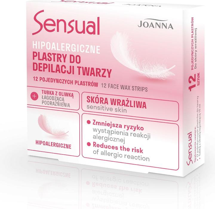 Joanna Sensual Hypoallergenic Facial Hair Removal Patches 12 Pcs. (Körperlotion)