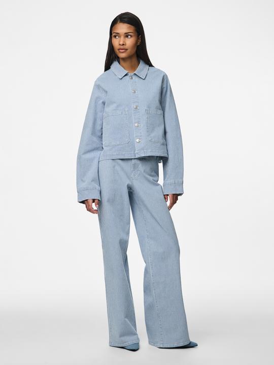 Actual product image Pieces PCBILLO GESTREIFTE Jeansjacke (XS)