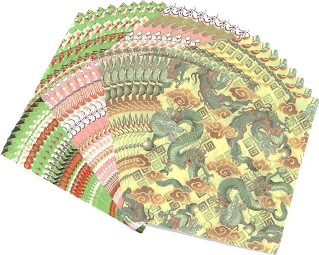 Immagine prodotto Kamiiso Carta Washi Origami Chiyogami, 3 motivi (24 x)