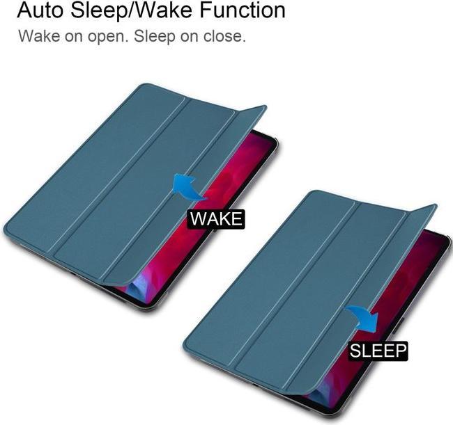 Produktbild MU Classic Dreifach faltbare Leder Hülle mit Auto Sleep/Wake Funktion (iPad Pro 11 2018 (1. Gen), iPad Pro 11 2020 (2. Gen), iPad Pro 11 2021 (3. Gen))