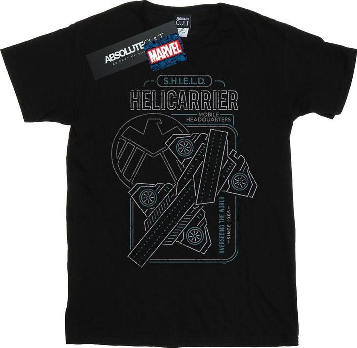 S.H.I.E.L.D. Helicarrier Mobile HQ TShirt (XXL)