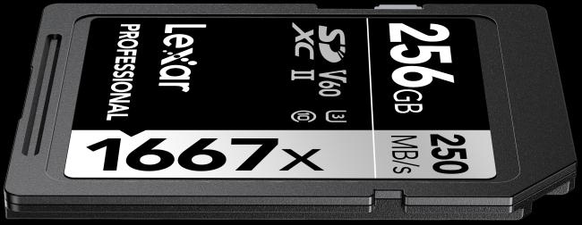Productafbeelding Lexar Professioneel 1667x (256 GB, SDXC, U3, UHS-II)