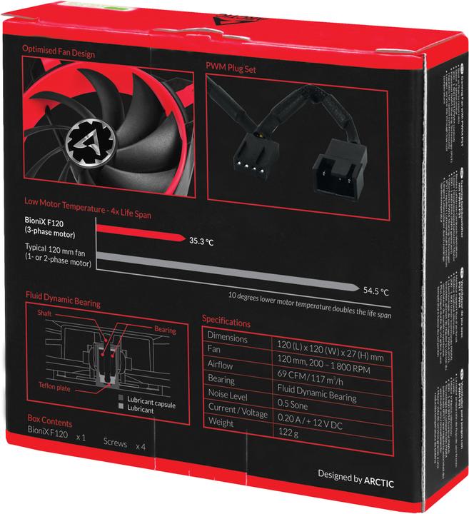 Image du produit Arctic BioniX F120 (120 mm, 1 x)