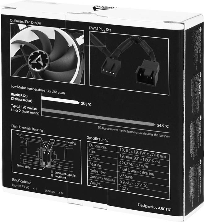 Image du produit Arctic BioniX F120 (120 mm, 1 x)