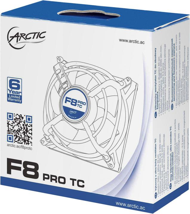 Actual product image Arctic F8 Pro TC (80 mm, 1 x)