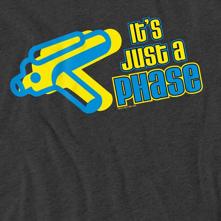 Actual product image Star Trek Quogs Unisex Adult Just a Phase T-Shirt (L)